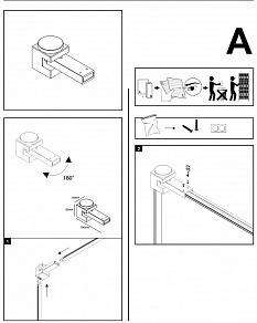 Крепление для трека Denkirs AIR BASE TR5213-BK