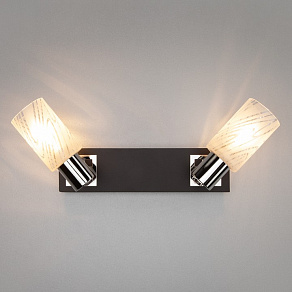 Спот Eurosvet Скарлет 20020/2 хром/венге