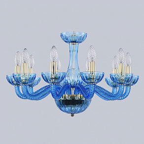 Подвесная люстра Bohemia Ivele Crystal Ivele Crystal 6 1311/10/200 G Aq/Aquamarime/M-1H