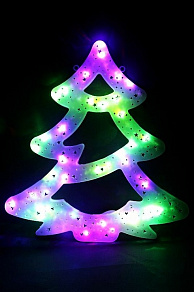 Ель новогодняя Sneha  A-099  LED RD/GN, RD/BL