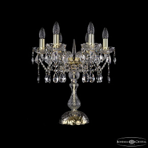 Настольная лампа декоративная Bohemia Ivele Crystal 1413 1413L/6/141-47 G
