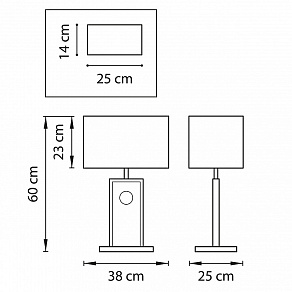 Настольная лампа декоративная Lightstar Faraone 870936
