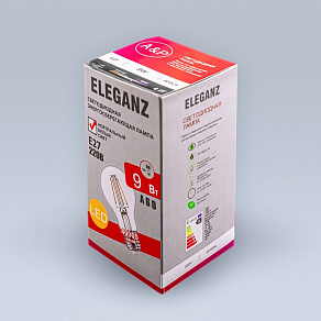 Лампа светодиодная Eleganz  E27 9Вт 4500K 1403