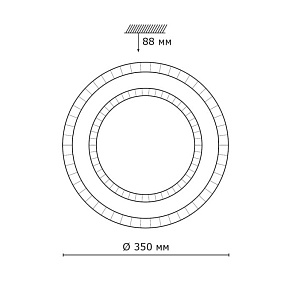 Накладной светильник Odeon Light L-VISION 7174/15WLA