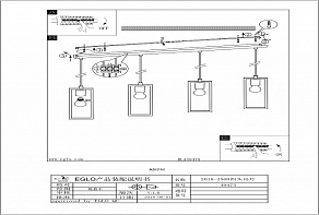 Подвесной светильник Eglo ПРОМО Littleton 49475