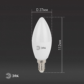 Лампа светодиодная Эра Стандарт E14 11Вт 6000K LED B35-11W-860-E14