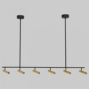 Светильник на штанге Eurosvet Epiphania 20252/6 LED черный/латунь