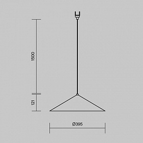 Подвесной светильник Maytoni Outdoor Campana O-TR01-1-P-12WW3K