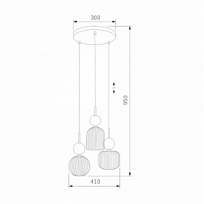 Подвесная люстра TK Lighting  11148