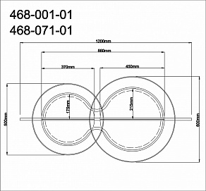 Накладной светильник Velante 468 468-071-01