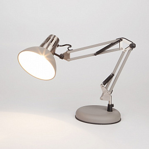 Настольная лампа офисная Eurosvet Worker 01034/1 серый