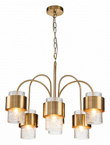 Подвесная люстра Indigo Eleganza 12019/A/6P Brass