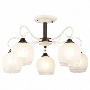 Люстра на штанге Imex 764 MD.0764-5-S WT+BK