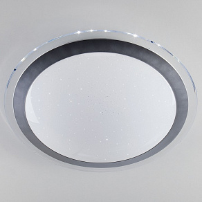 Накладной светильник Eurosvet Fusion 40003/1 LED матовое серебро