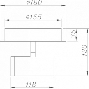 Накладной светильник Deko-Light Dabih 348036