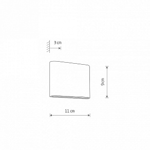 Накладной светильник Nowodvorski Semi Led S 11363