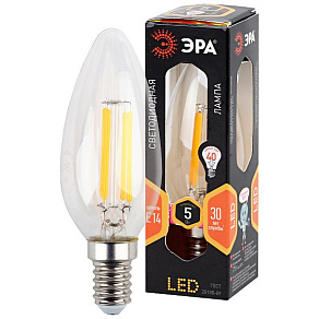 Лампа светодиодная Эра F-LED E14 5Вт 2700K Б0043435