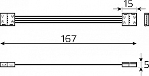 Соединитель лент гибкий Gauss Basic BT434