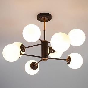 Люстра на штанге Eurosvet Austin 70091/8 черный