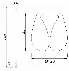 Подвесной светильник Mantra Andromeda 8931+8945