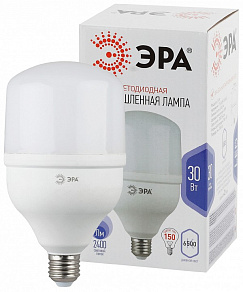 Лампа светодиодная Эра Стандарт E27 30Вт 6500K LED POWER T100-30W-6500-E27