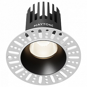 Встраиваемый светильник Maytoni Dip DL121-15W-4K-TRS-B