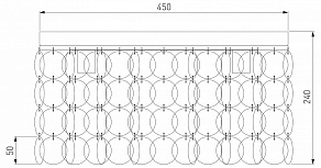 Подвесная люстра Eurosvet Sandra 60084/5