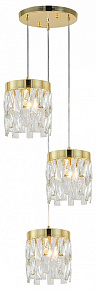 Подвесной светильник Indigo Anna 12029/3P Gold