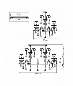 Подвесной светильник Osgona Nativo 715117