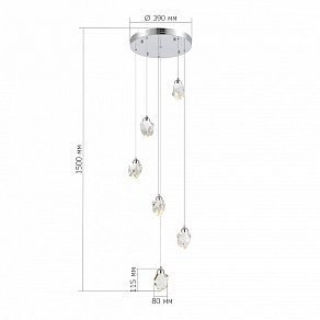 Подвесная люстра ST-Luce Cascato SL6114.103.06