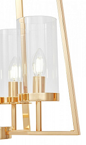 Подвесная люстра LUMINA DECO Fedi LDP 1247-4 F.GD