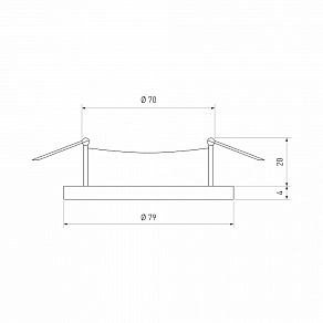 Встраиваемый светильник Elektrostandard Spoti 104S MR16 SB