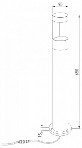 Наземный высокий светильник Elektrostandard Nimbus 35126/F