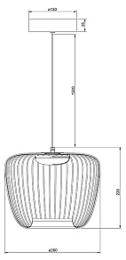 Подвесной светильник Arte Lamp Flare A3529SP-12BK