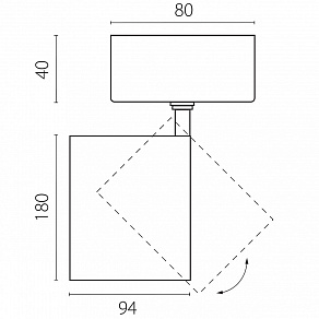 Спот Lightstar Canno Pro C4407SO
