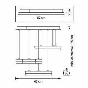 Подвесной светильник Lightstar Unitario 763343
