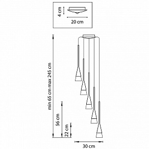 Подвесной светильник Lightstar Conicita 804257