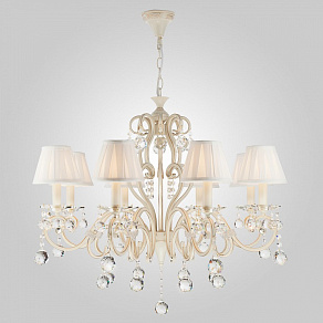 Подвесная люстра Eurosvet Ivin 12075/8 белый Strotskis