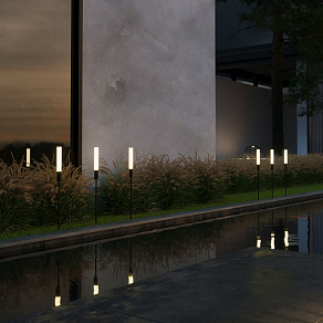 Наземный низкий светильник Elektrostandard Invi a069445