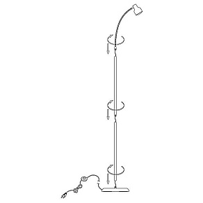 Торшер Globo Rois 56213-1S