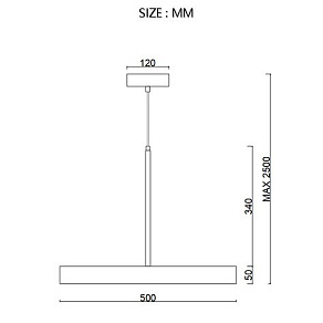 Подвесной светильник Imperiumloft TURNA Gray TURNA-ONE01