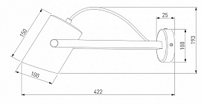 Светильник на штанге Eurosvet Italio 20092/1 черный