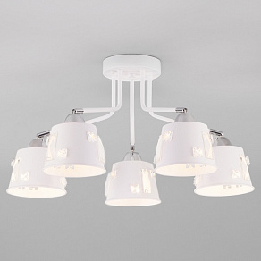 Потолочная люстра Eurosvet Benna 70105/5 белый