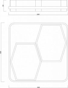 Накладной светильник Moderli Solo V1102-CL