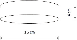 Накладной светильник Nowodvorski Lid Round Led 10407
