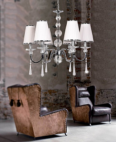 Подвесная люстра LUMINA DECO Federrica LDP 1158-6 WT