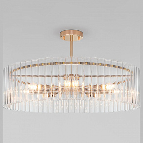 Люстра на штанге Bogate's Flamel 373/8 Smart золото