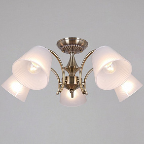 Люстра на штанге ILLUMICO  IL0910-5CSQ-26 AB ELITE