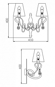 Бра Maytoni Intreccio ARM010-02-W