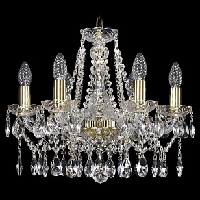 Подвесная люстра Bohemia Ivele Crystal 1413 1413/6/165/G
